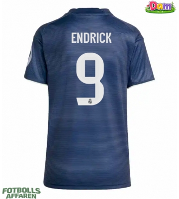Real Madrid Endrick #9 Bortatröja Kvinnor 2025-26 Kortärmad